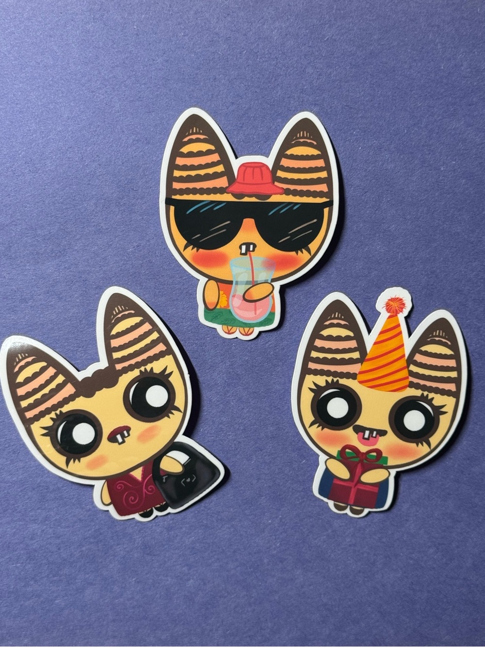 Waterproof Sticker Set - Party / Holidays
